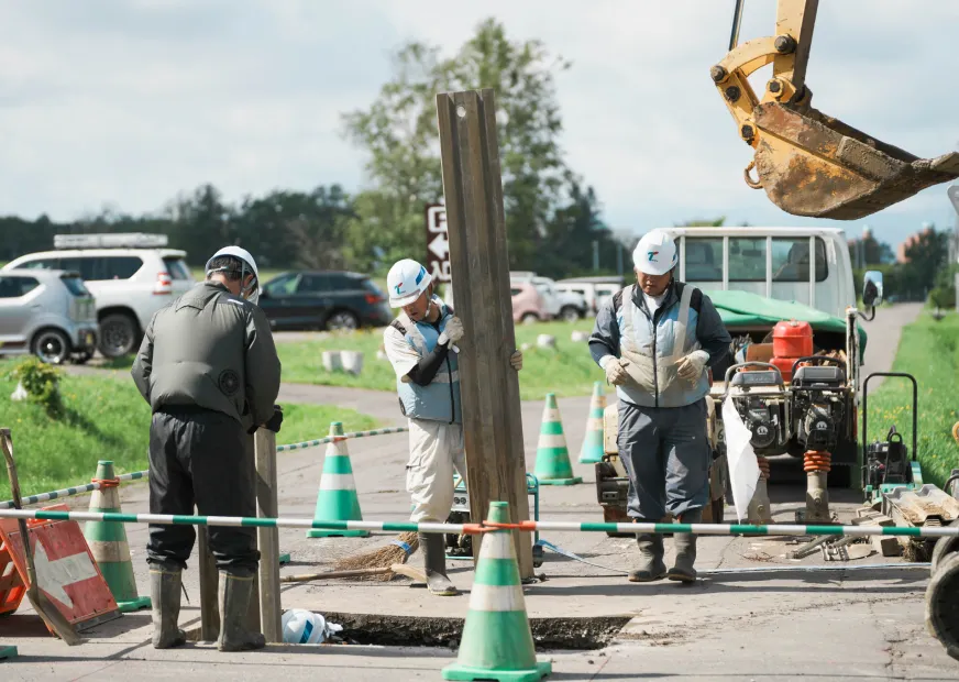 工事現場の写真1