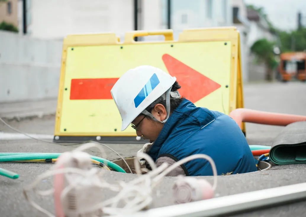 下水道工事施工例2